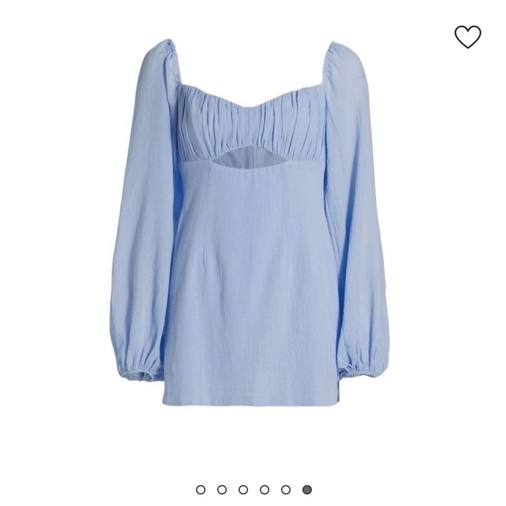Camille Cotton Cutout Minidress - Picture 2 of 6